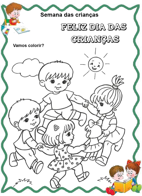 Aprendizagem Divertida *: * DIA DAS CRIANÇAS - DESENHOS PARA COLORIR