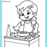7 atividades para Colorir Dia da Merendeira