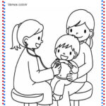Desenho para colorir Dia do Médico