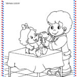 Desenho para colorir Dia do Médico