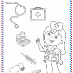 Desenho para colorir Dia do Médico