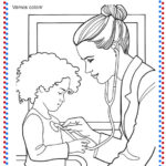 Desenho para colorir Dia do Médico
