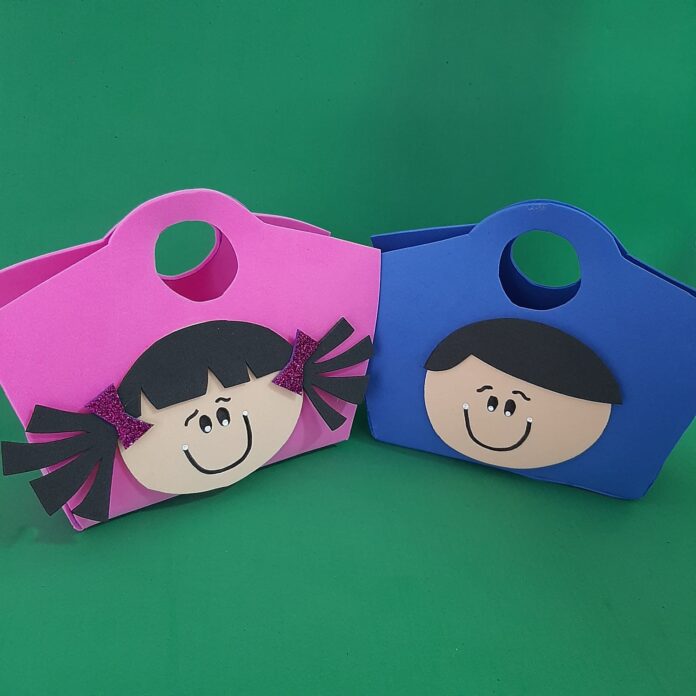 bolsa de eva para lembrancinha
