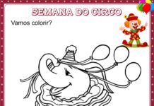 Desenho de Circo para Colorir desenho de circo para colorir