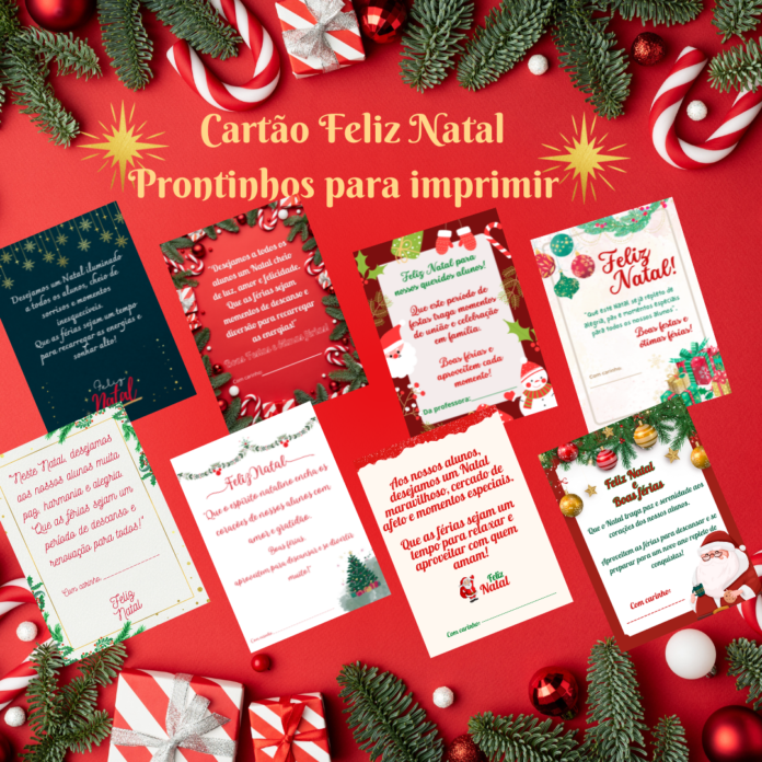 cartão feliz natal