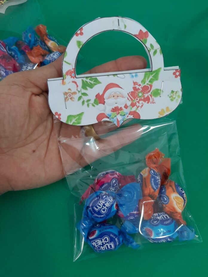alça natalina para saquinho