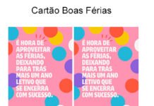 Cartão Boas Férias (4) Cartão Boas férias