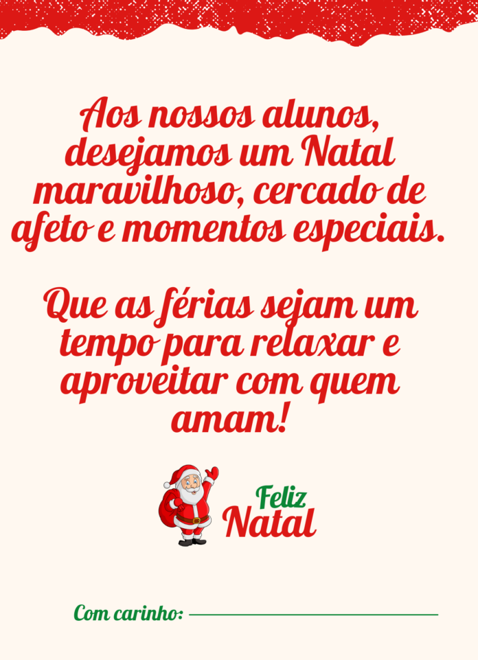 cartão feliz natal