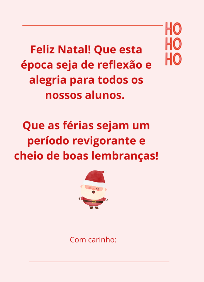 cartão feliz natal