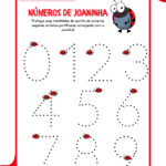 Números Pontilhados para imprimir