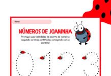 Números Pontilhados para imprimir Números Pontilhados para imprimir