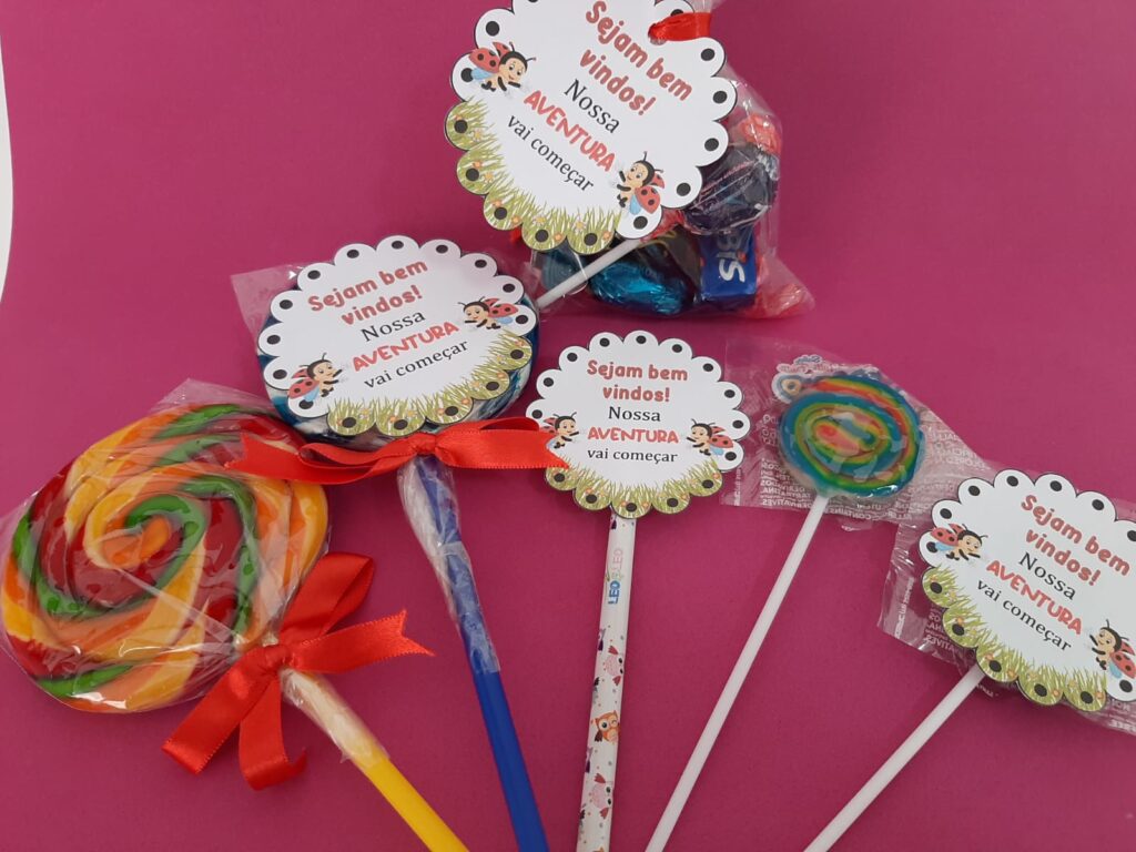 Lembrancinha do Primeiro Dia de Aula, | Cantinho do EVA