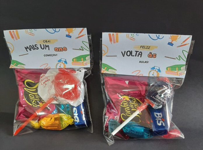 lembrancinha volta as aulas