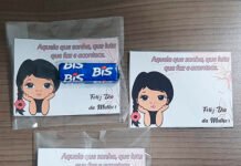 Cartão de Feliz Dia da Mulher Cartão de Feliz Dia da Mulher