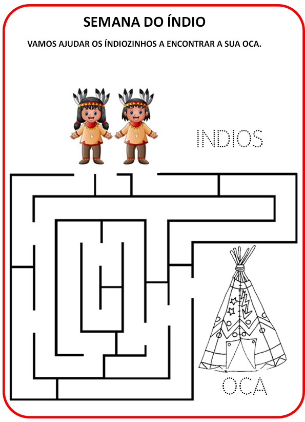 Labirinto Dia do Índio