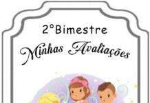 Capa de Avaliações para Séries Iniciais Capa de Avaliações personalizada para Séries Iniciais