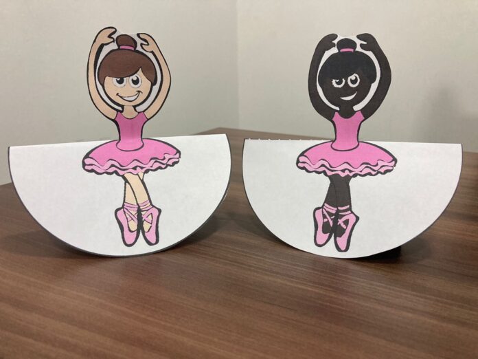 Lembrancinha Bailarina que balança