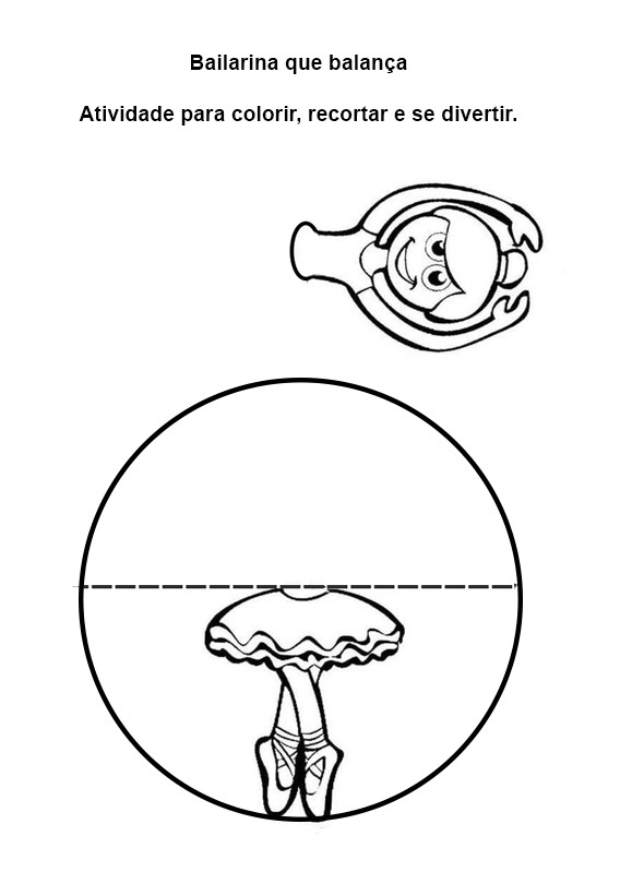 Lembrancinha Bailarina que balança 