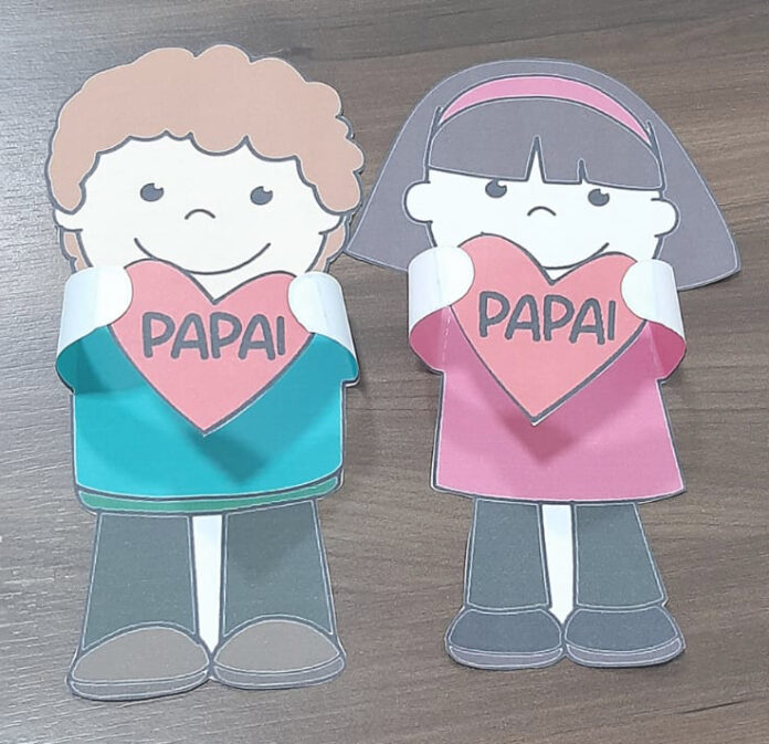 Atividades para colorir Dia dos Pais Educação Infantil