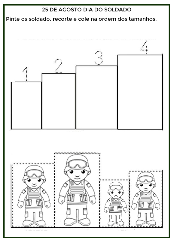 Atividades para o Dia do soldado