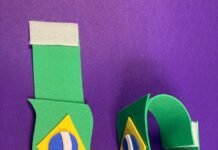 Lembrancinha Pulseira do Brasil em E.V.A. Lembrancinha Pulseira do Brasil em E.V.A.