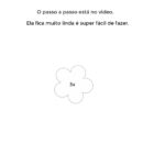 Molde de flor em E.V.A 3D