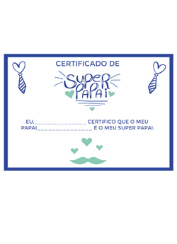 certificado dia dos pais