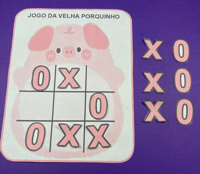 Lembrancinha Dia das Crianças Jogo da velha