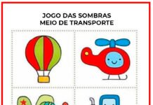 Jogo das Sombras Meios de Transporte Jogo das Sombras Meios de Transporte