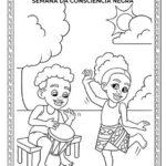 Atividades para Colorir da Consciência Negra