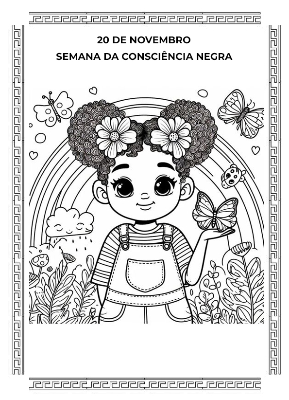 Atividades para Colorir da Consciência Negra