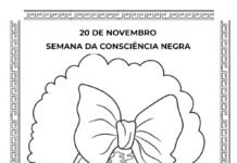 Atividades para Colorir da Consciência Negra Atividades para Colorir da Consciência Negra