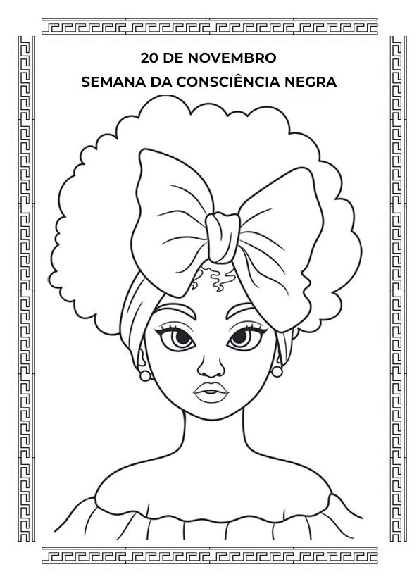 Atividades para Colorir da Consciência Negra