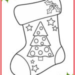 Desenhos de Botas Natalinas para colorir