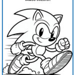 7 desenhos do Sonic para colorir