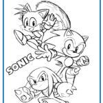 7 desenhos do Sonic para colorir
