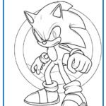 7 desenhos do Sonic para colorir