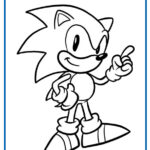 7 desenhos do Sonic para colorir
