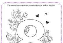 Atividades de Colorir para o Dia da Mulher Atividades de Colorir para o Dia da Mulher