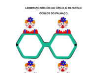 Lembrancinha Dia do Circo – Óculos Lembrancinha Dia do Circo - Óculos