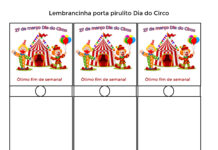 Lembrancinha Porta Pirulito – Dia do Circo Lembrancinha Porta Pirulito - Dia do Circo