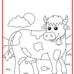 10 Desenhos de animais da fazenda para colorir (2)