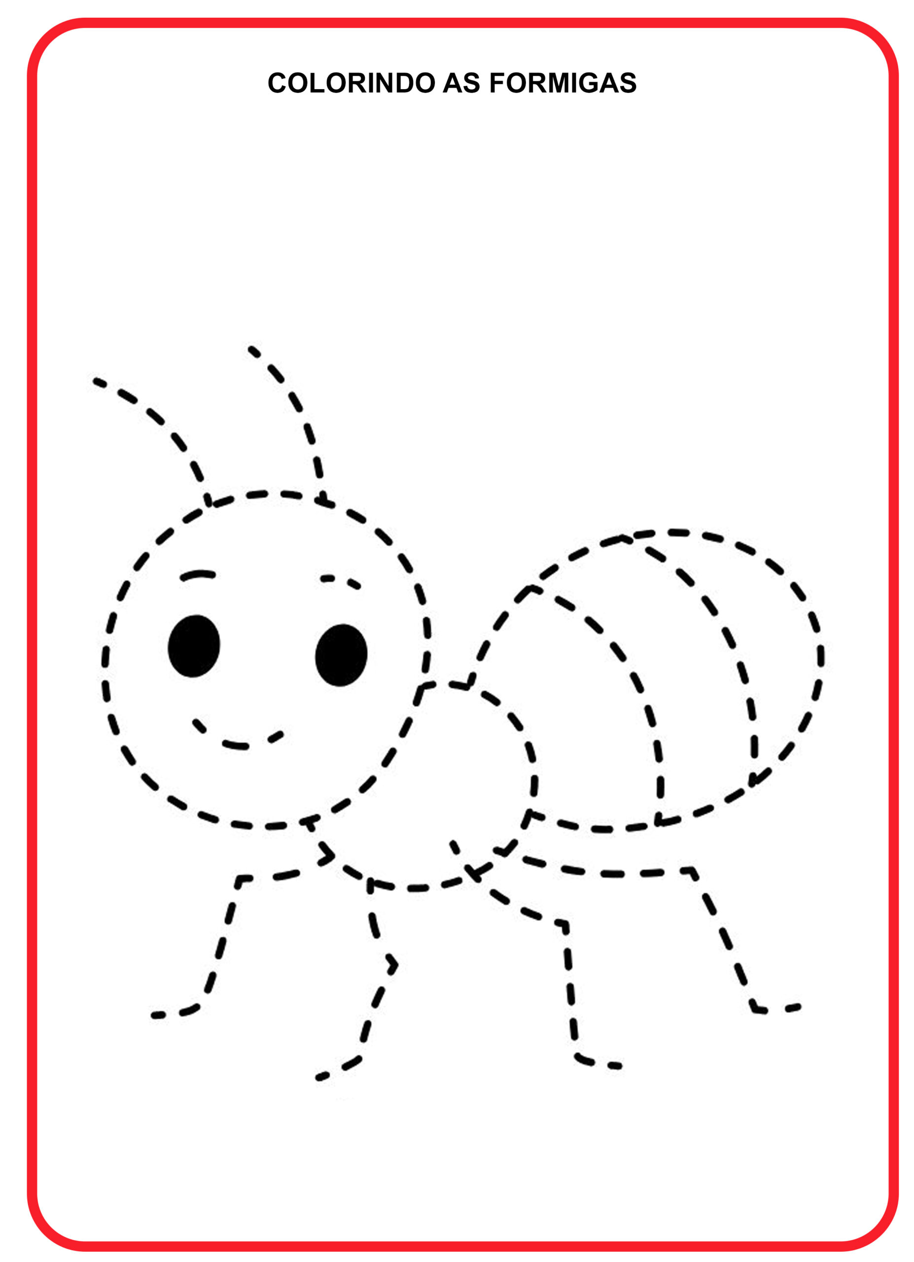 Desenhos de Formigas para Colorir