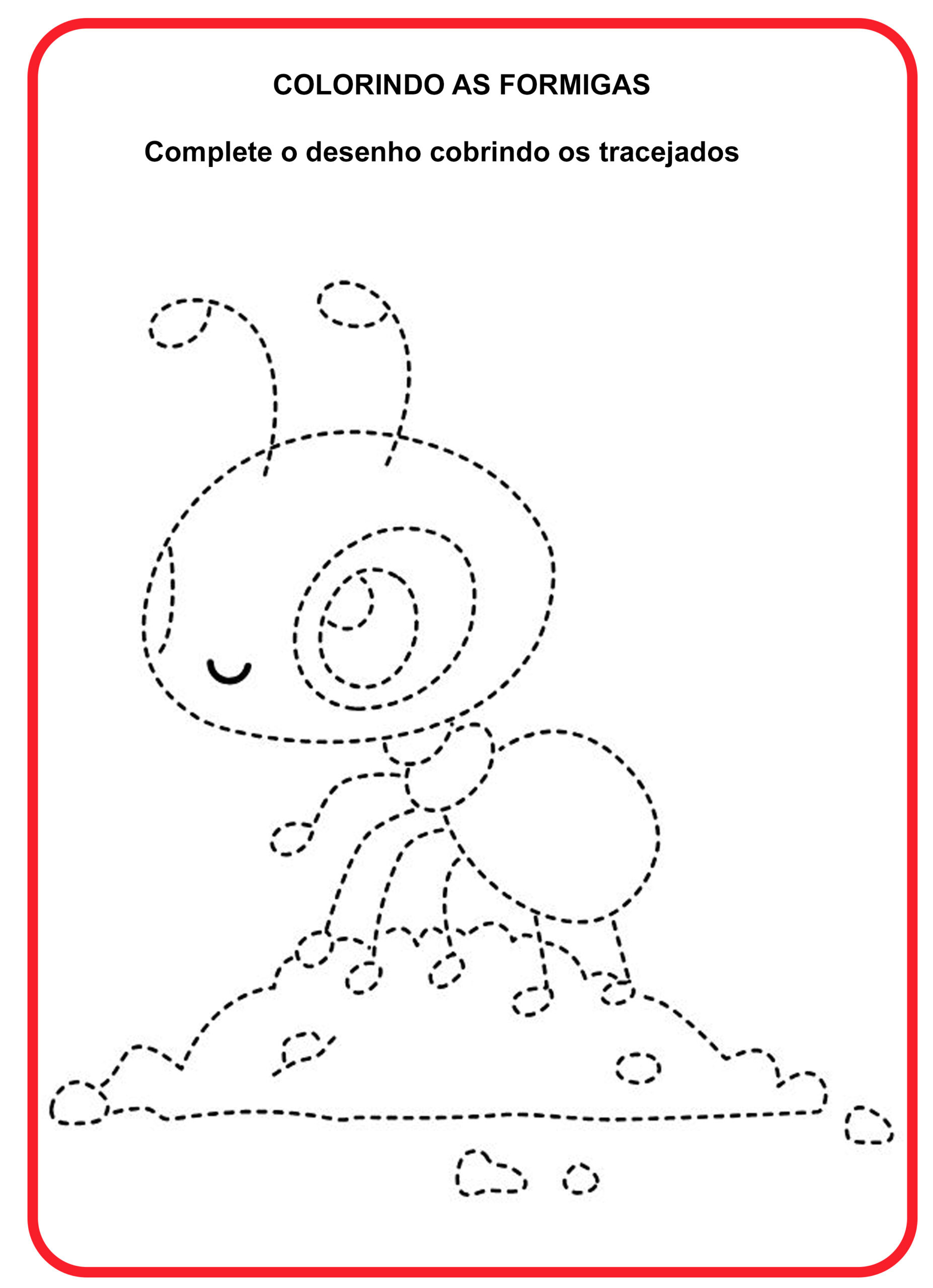 Desenhos de Formigas para Colorir