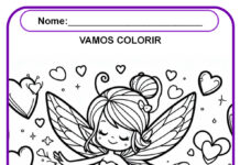 Desenhos para Colorir de Fadas Desenhos para colorir de fadas
