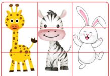 Quebra-cabeças de Animais para Imprimir Quebra-cabeças de Animais para Imprimir