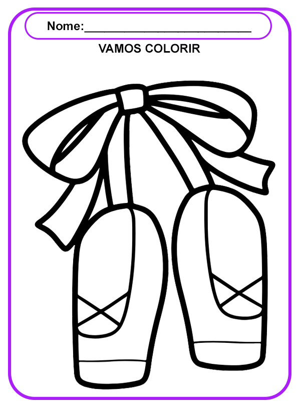 desenhos de bailarinas para colorir