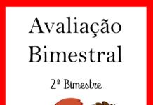 Capas para Avaliação Bimestral prontas para imprimir Capas para Avaliação Bimestral prontas para imprimir