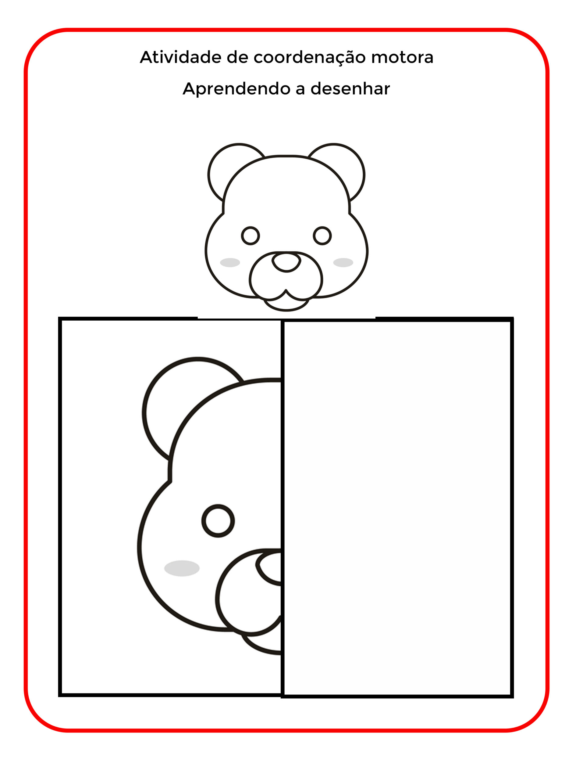 Aprendendo a Desenhar – Atividades de Coordenação Motora