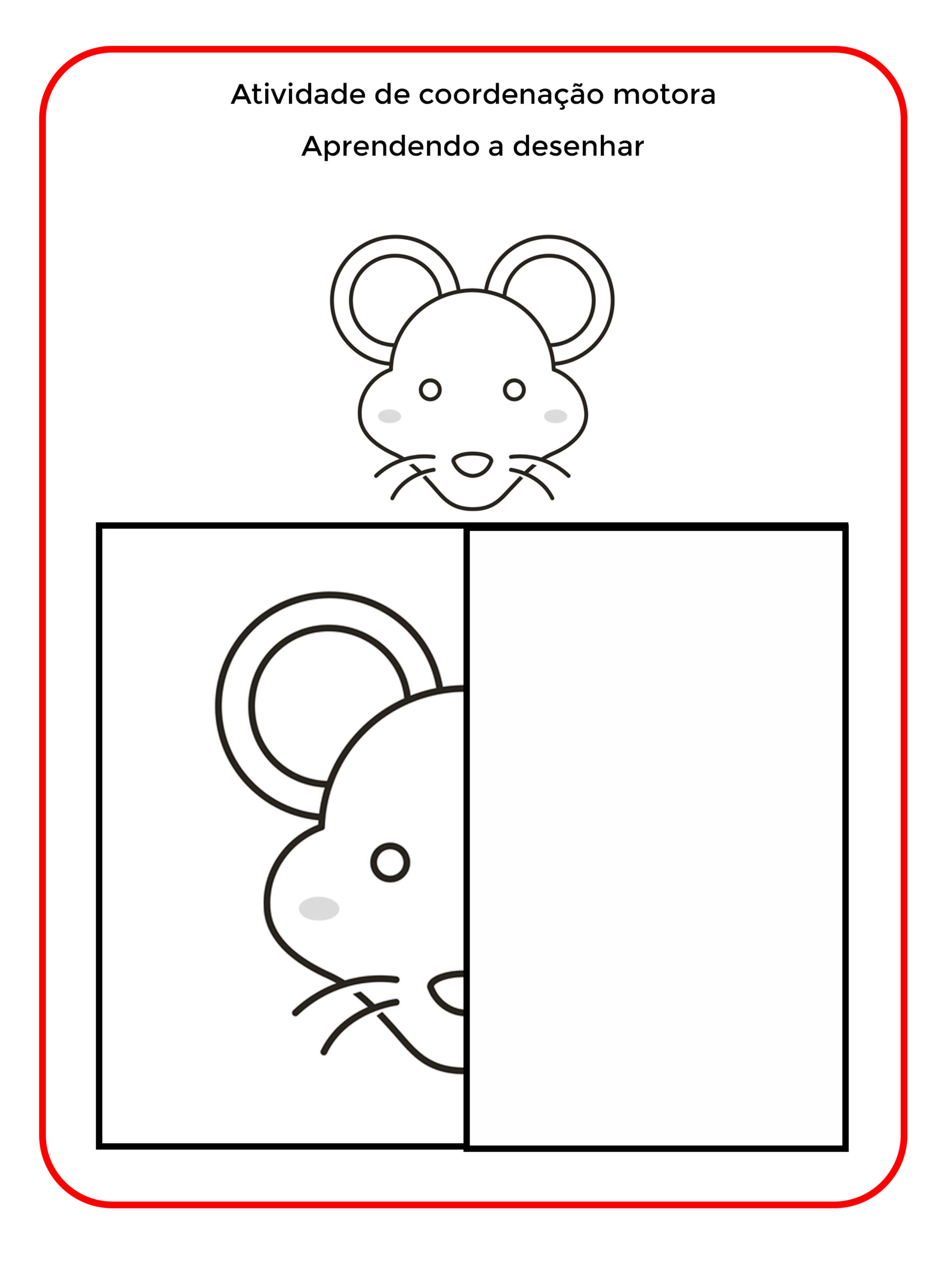 Aprendendo a Desenhar – Atividades de Coordenação Motora